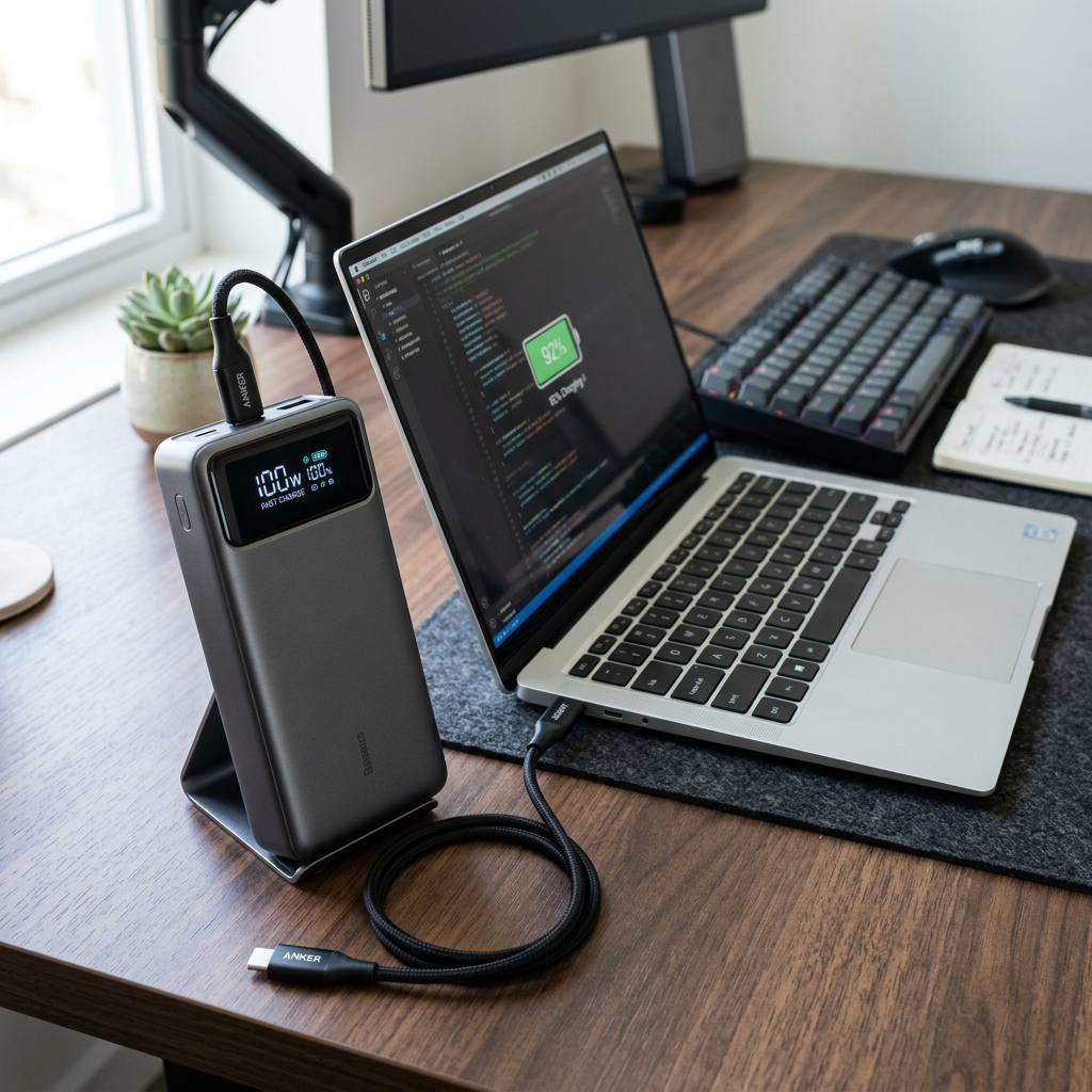 Cách Chọn Sạc Dự Phòng Laptop, MacBook 65W - 100W Chuẩn Nhất: Hướng Dẫn Từ A-Z 2 Tại sao nên đầu tư sạc dự phòng sạc nhanh 65W - 100W cho laptop?