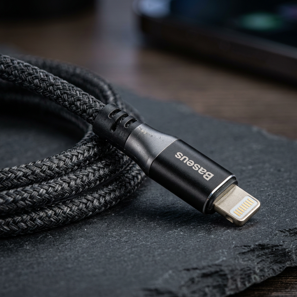 Cáp Sạc iPhone 1.5A Baseus Yiven Lightning USB Bọc Dù Chính Hãng – Bền Bỉ, Sạc An Toàn, Giá Tốt Tại Hiếu Tạp Hóa 6 Đánh giá chi tiết tính năng nổi bật của Cáp sạc iPhone 1.5A Baseus Yiven Lightning USB