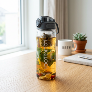 Bình Nước Lock&Lock 500ml Nhựa Tritan An Toàn, Có Lưới Lọc Pha Trà Tiện Lợi - Chính Hãng Giá Tốt
