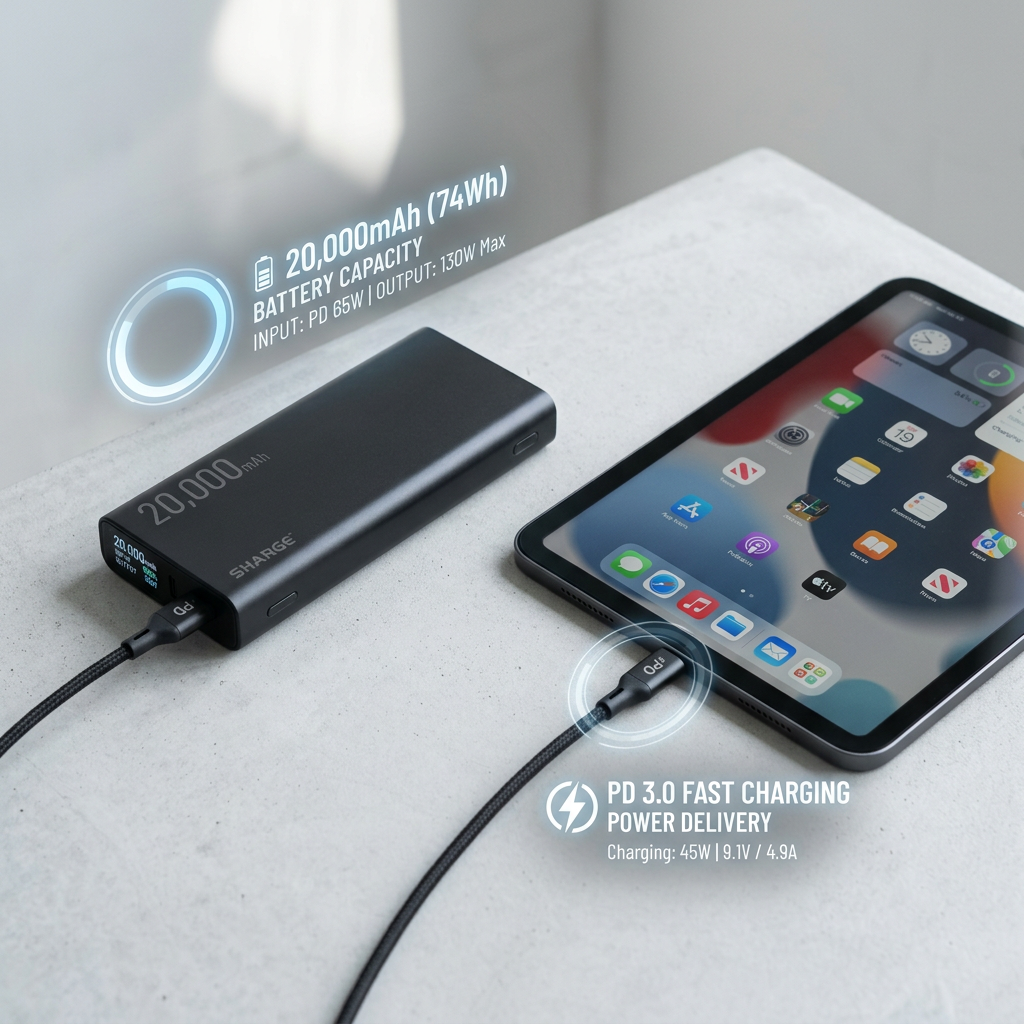 Kinh Nghiệm Chọn Sạc Dự Phòng Cho iPad & Máy Tính Bảng: 6 Thông Số Cốt Lõi Cần Biết 2 1. Sạc dự phòng cho iPad, máy tính bảng là gì? Tổng quan và những thông số cốt lõi