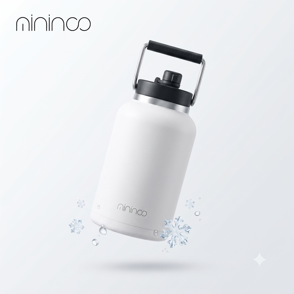 Bình giữ nhiệt khổng lồ MININCO 3.6L Giữ Lạnh 24 Giờ, Thép ko gỉ 18/8 3 Bình giữ nhiệt khổng lồ MININCO 3.6L Giữ Lạnh 24 Giờ, Thép ko gỉ 18/8