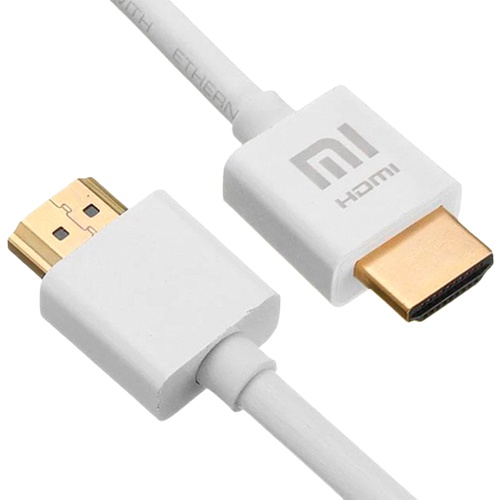 Cáp HDMI Xiaomi Mi 4K dài 3m (XY-H-3) đầu mạ vàng -Trắng 3 Cáp HDMI Xiaomi Mi 4K dài 3m (XY-H-3) đầu mạ vàng -Trắng