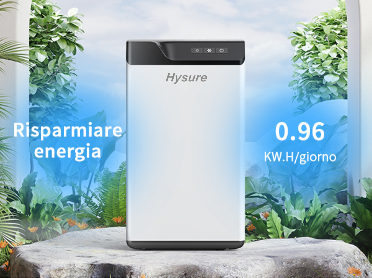 Máy hút ẩm bán dẫn thông minh Hysure - có remote, đèn diệt khuẩn 2 Máy hút ẩm bán dẫn thông minh Hysure - có remote, đèn diệt khuẩn
