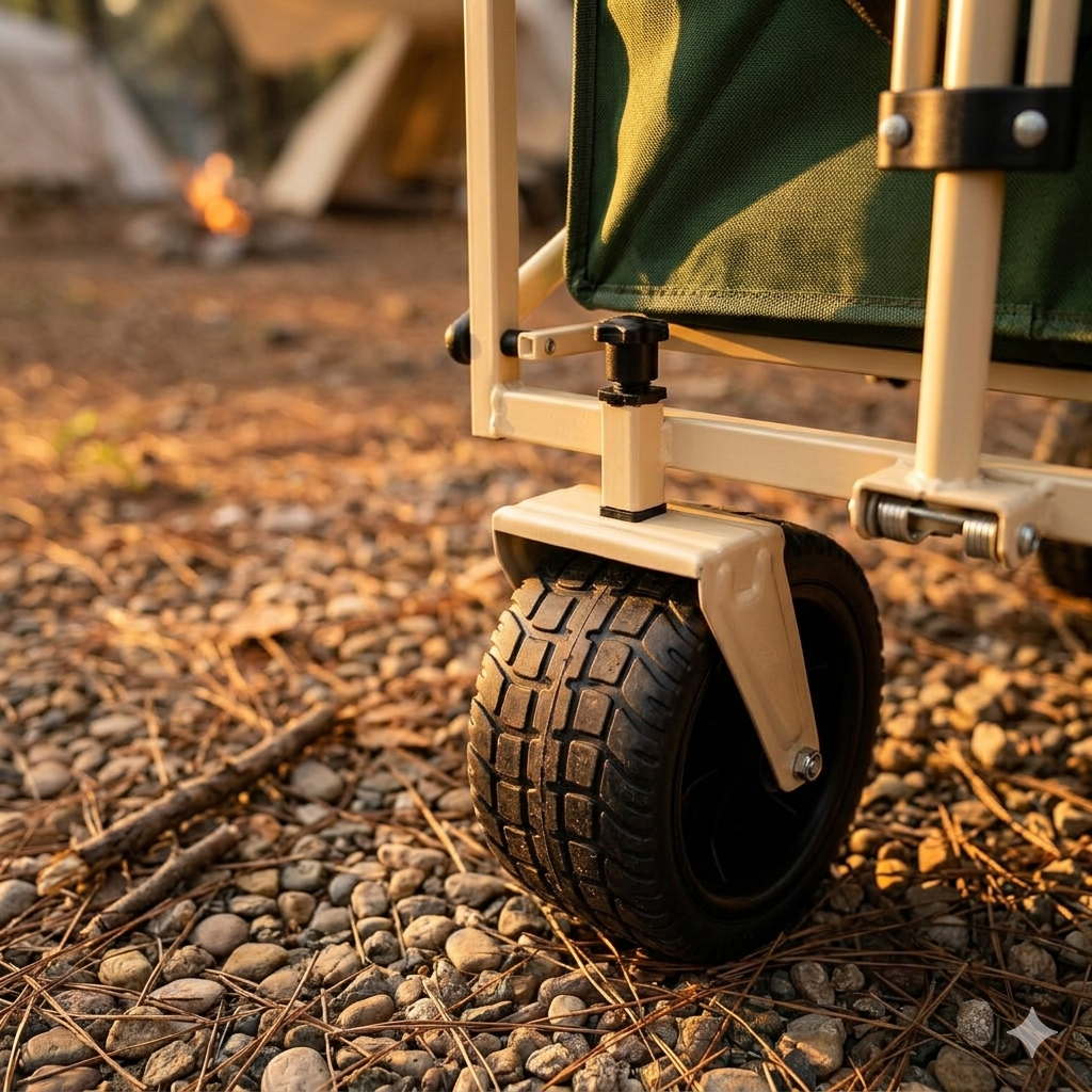 Xe kéo gấp gọn đa năng FREEAIR, camping dã ngoại, kéo đồ nặng - bánh lớn 3 Xe kéo gấp gọn đa năng FREEAIR, camping dã ngoại, kéo đồ nặng - bánh lớn