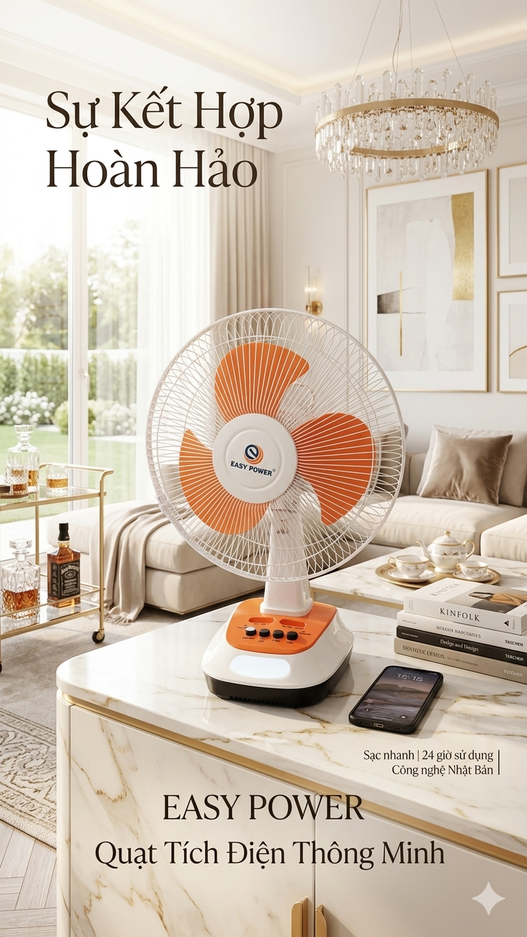 Quạt bàn tích điện hãng EASY POWER EP-3212A , chạy nguồn 220v 12 inch , sạc điện thoại, đèn Led nứt 1 Quạt bàn tích điện hãng EASY POWER EP-3212A , chạy nguồn 220v 12 inch , sạc điện thoại, đèn Led nứt