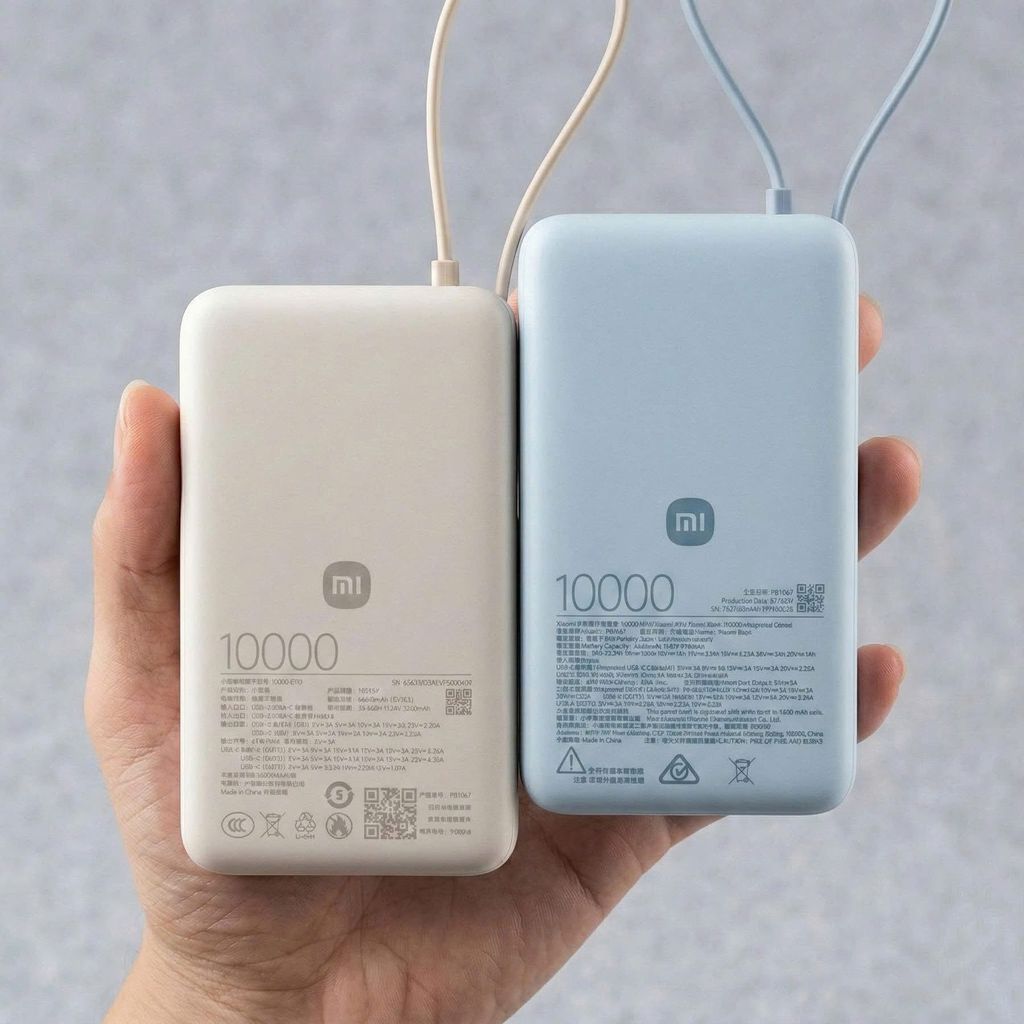 Pin dự phòng Xiaomi 10.000mAh sạc nhanh 67W - PB1067 (liền cáp Type-C) ko hộp, có CCC đi đc máy bay 3 Pin dự phòng Xiaomi 10.000mAh sạc nhanh 67W - PB1067 (liền cáp Type-C) ko hộp, có CCC đi đc máy bay