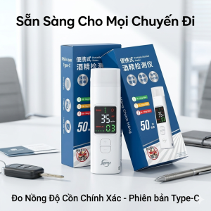 Máy đo / thổi nồng độ cồn di động APM-J8
