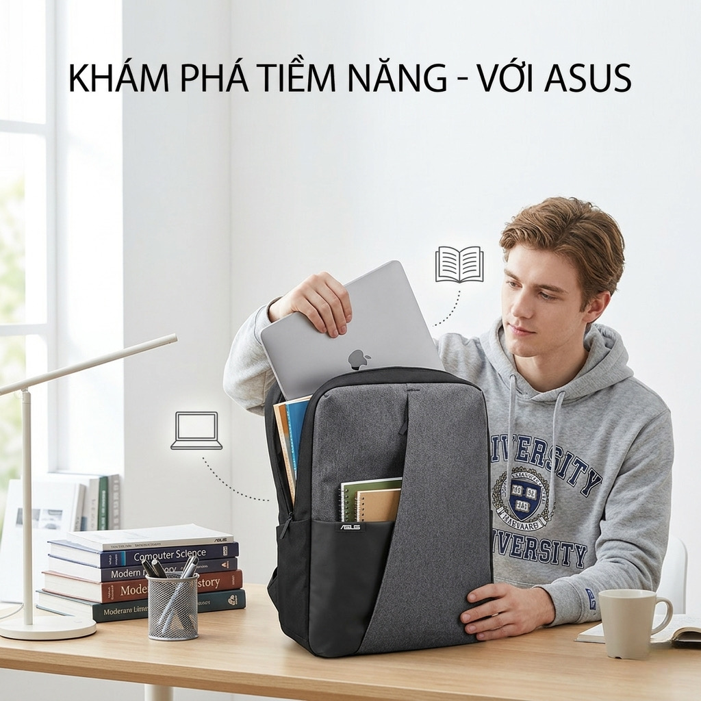 Balo Laptop hãng ASUS AP4600 Backpack 90XB08L0-BBP020 3 Balo Laptop hãng ASUS AP4600 Backpack 90XB08L0-BBP020