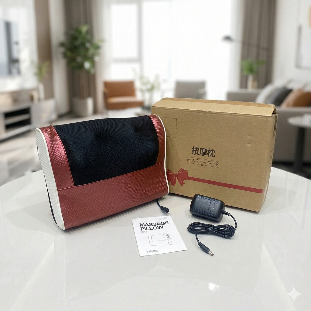 Gối massage đa năng YH - 08, massage cổ vai gáy, nguồn 12v 1 Gối massage đa năng YH - 08, massage cổ vai gáy, nguồn 12v