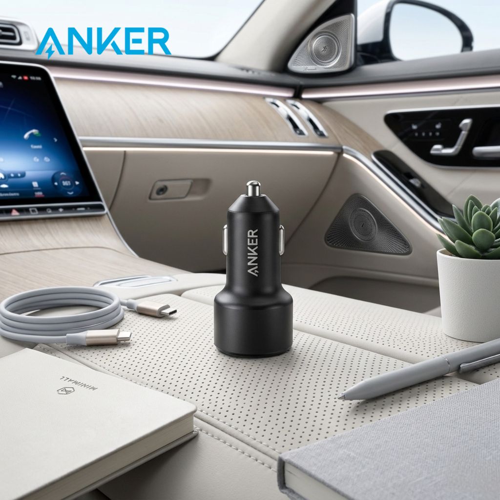 Củ sạc nhanh 40W ô tô ANKER 2 cổng USB-C (PD) - Ko hộp 3 Củ sạc nhanh 40W ô tô ANKER 2 cổng USB-C (PD) - Ko hộp