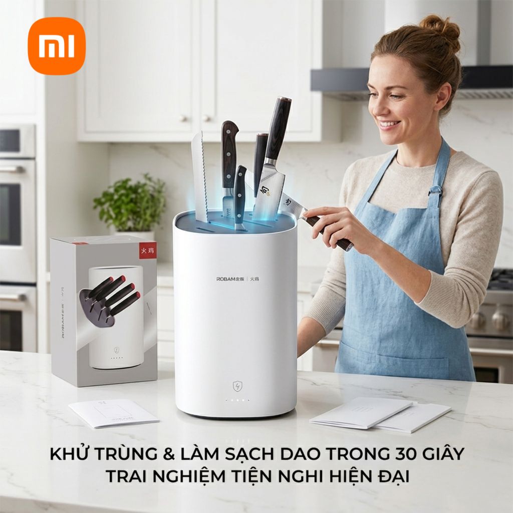 Máy khử trùng dao làm bếp XIAOMI ROBAM 2 Máy khử trùng dao làm bếp XIAOMI ROBAM