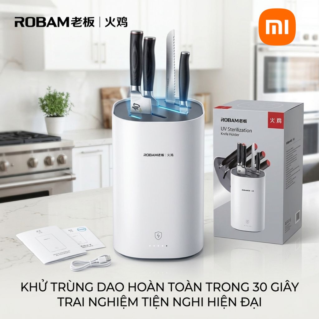 Máy khử trùng dao làm bếp XIAOMI ROBAM 3 Máy khử trùng dao làm bếp XIAOMI ROBAM