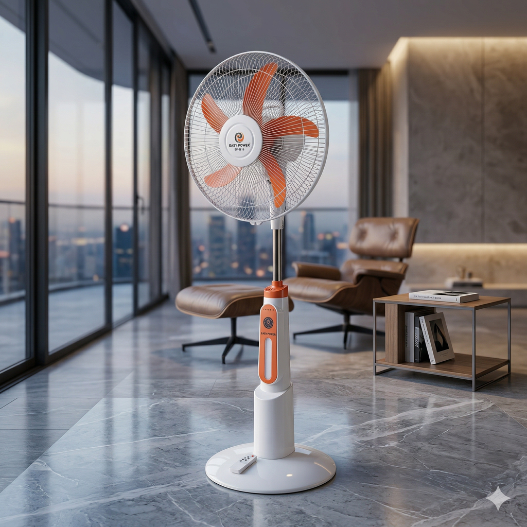 Quạt cây tích điện EASY POWER EP-8816 , Sạc điện thoại, đèn chiếu sáng , có remote (HỘP XẤU) 1 Quạt cây tích điện EASY POWER EP-8816 , Sạc điện thoại, đèn chiếu sáng , có remote (HỘP XẤU)