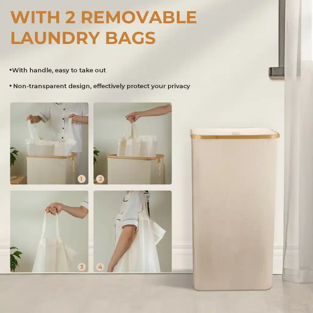Túi đựng đồ giặt YAMAGA HOME (Laundry basket) - 100L ( hàng Amazon Mỹ ) 8 Túi đựng đồ giặt YAMAGA HOME (Laundry basket) - 100L ( hàng Amazon Mỹ )