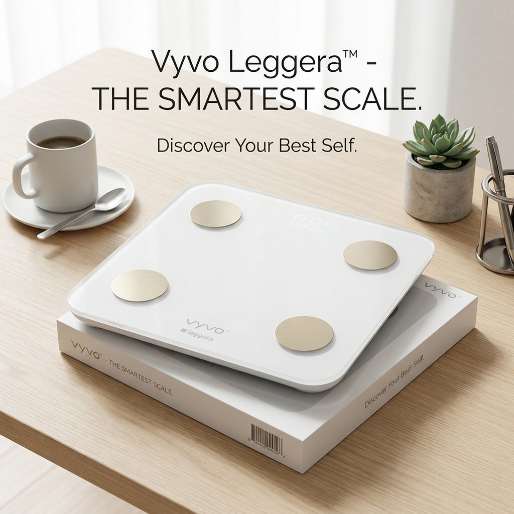 Cân sức khoẻ thông minh Vyvo Leggera ( Hàng Amazon Nhật ) - ko có App 4 Cân sức khoẻ thông minh Vyvo Leggera ( Hàng Amazon Nhật ) - ko có App