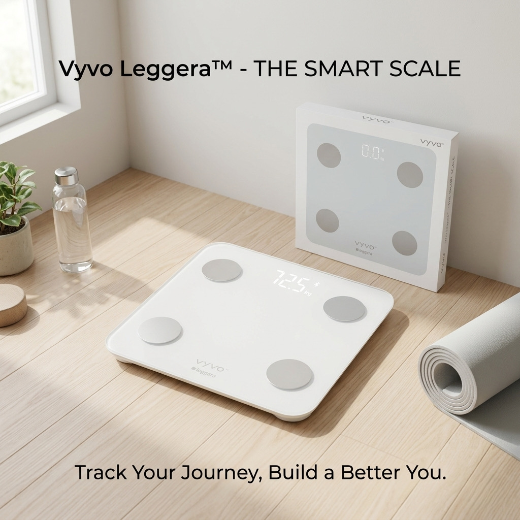 Cân sức khoẻ thông minh Vyvo Leggera ( Hàng Amazon Nhật ) - ko có App 3 Cân sức khoẻ thông minh Vyvo Leggera ( Hàng Amazon Nhật ) - ko có App