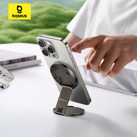 Giá Đỡ Điện Thoại Từ Tính Để Bàn Baseus PrimeTrip VX1 - Gập 3 Trục, Xoay 360° 3 Giá Đỡ Điện Thoại Từ Tính Để Bàn Baseus PrimeTrip VX1 - Gập 3 Trục, Xoay 360°