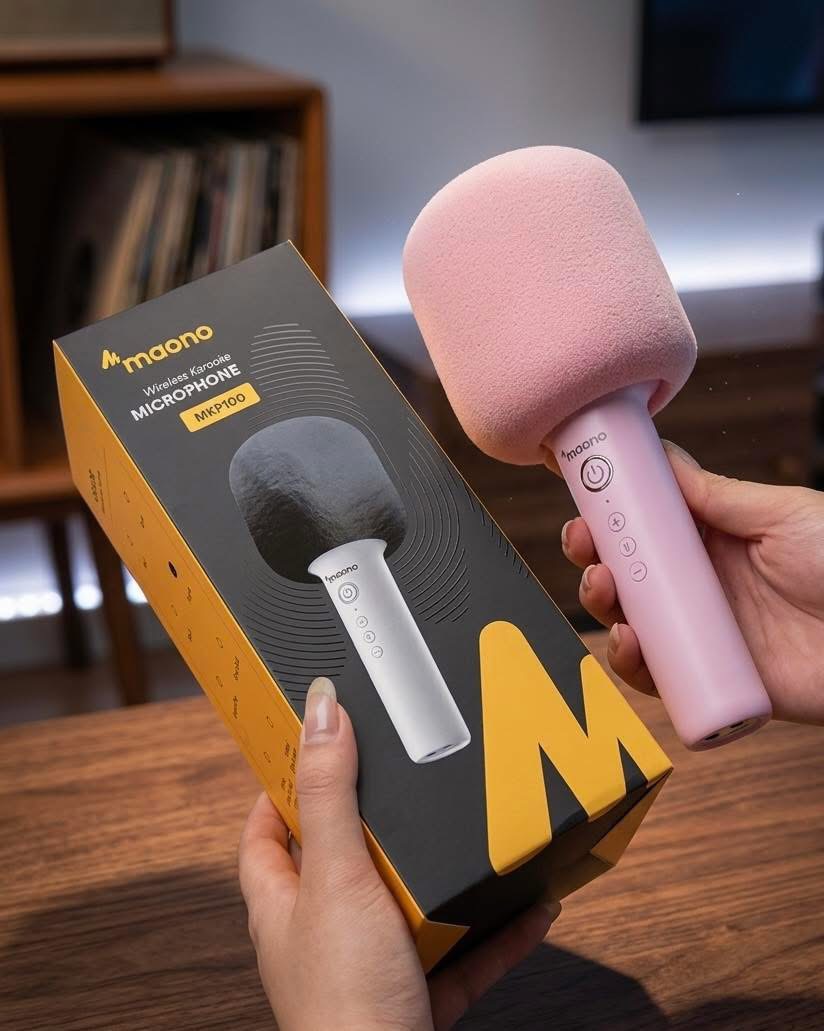 Micro Karaoke Bluetooth Maono MKP100 – 3 trong 1 - hàng Amazon UK 2 Micro Karaoke Bluetooth Maono MKP100 – 3 trong 1 - hàng Amazon UK