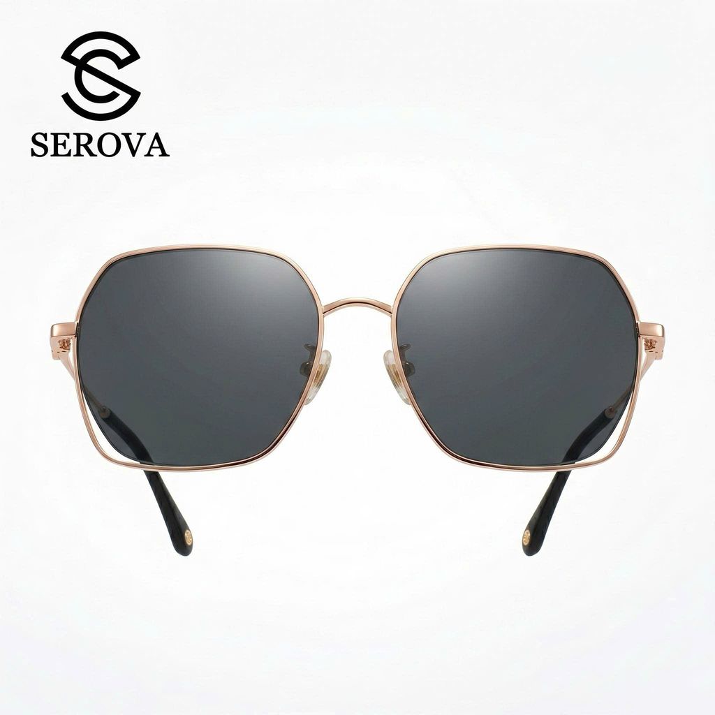 Kính râm SEROVA SS9059 - C7, gọng mạ vàng 4 Kính râm SEROVA SS9059 - C7, gọng mạ vàng
