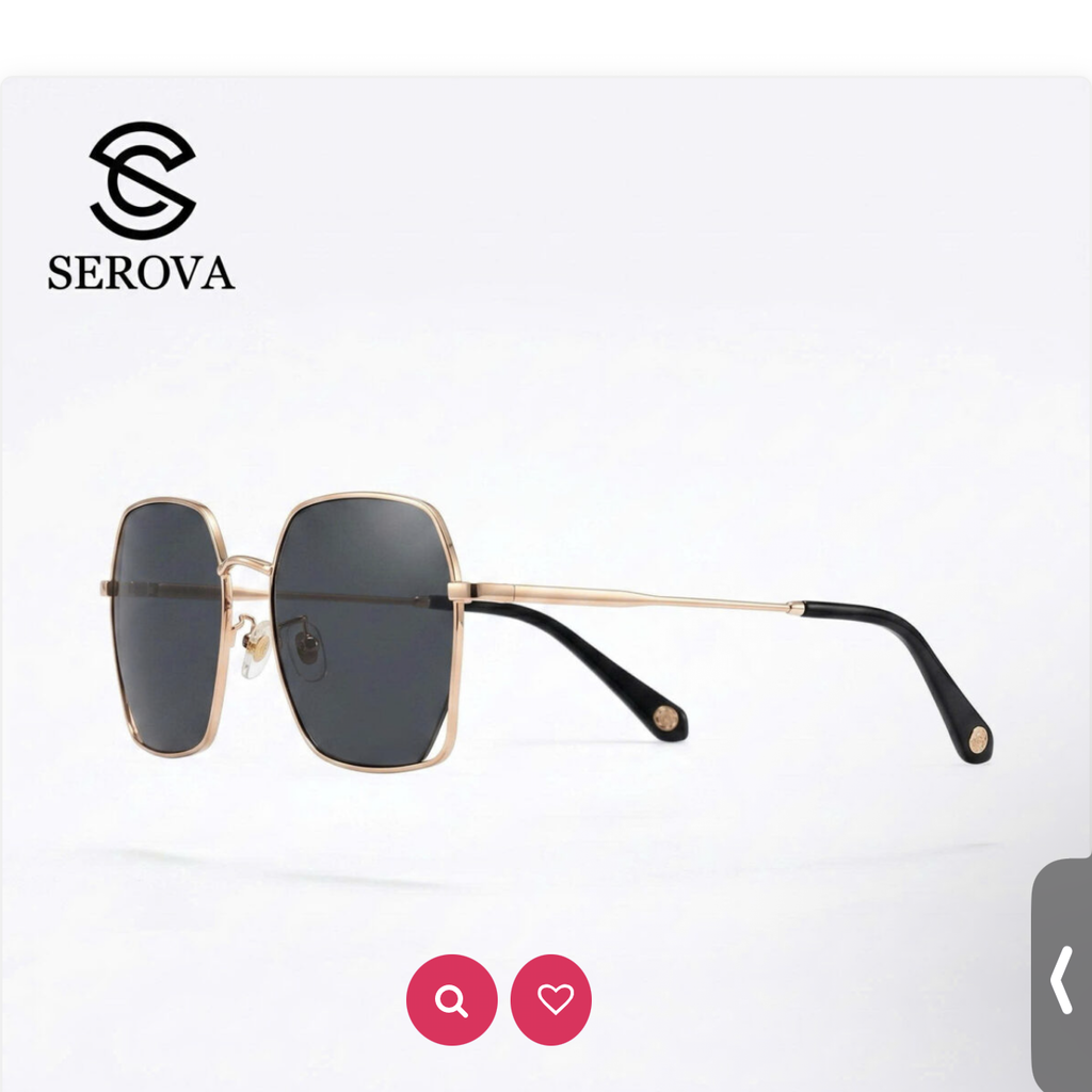 Kính râm SEROVA SS9059 - C7, gọng mạ vàng 3 Kính râm SEROVA SS9059 - C7, gọng mạ vàng