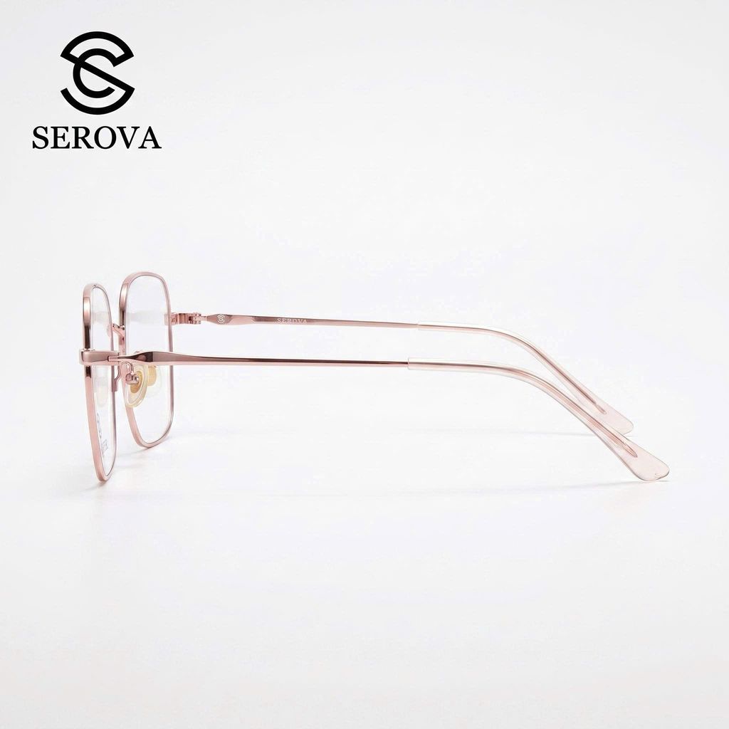Kính mắt cao cấp hãng SEROVA SL549 - C15, gọng kính cận 4 Kính mắt cao cấp hãng SEROVA SL549 - C15, gọng kính cận