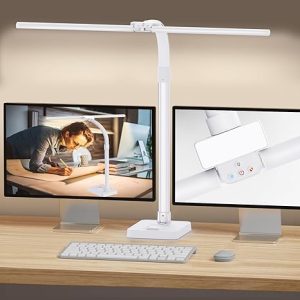 Đèn đọc sách TD01, đèn bàn hai đầu ( Hàng Amazon )