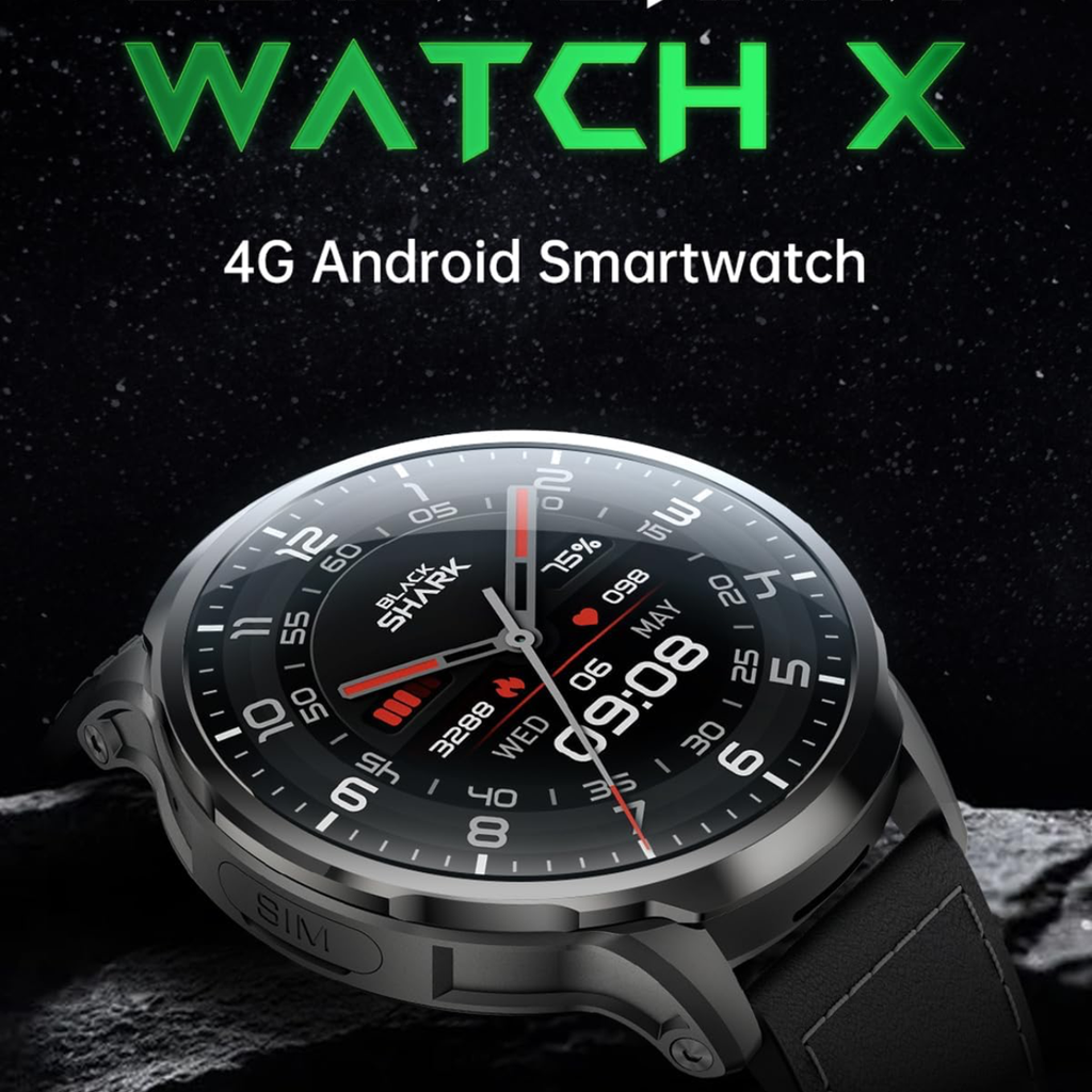 Đồng hồ thông minh XIAOMI Black Shark Watch X, lắp SIM độc lập, có camera, định vị 2 Đồng hồ thông minh XIAOMI Black Shark Watch X, lắp SIM độc lập, có camera, định vị