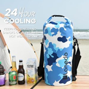 Balo dã ngoại giữ nhiệt hãng Lanedo GAELEN (Amazon Mỹ), siêu chống nước, cắm trại, câu cá, đi biển