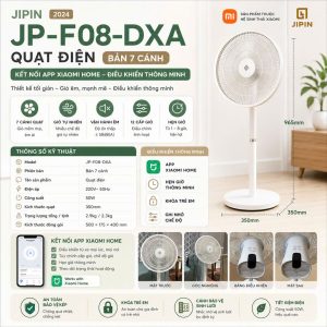 Quạt cây thông minh thiết kế 7 cánh Xiaomi Jipin JP - F08 - DXA , kết nối App Mihome ( bản ndia)