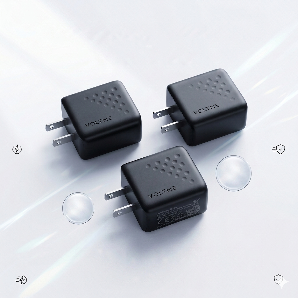 Hộp combo 3 củ sạc nhanh PD 20W hãng VOLTME - V1166 1 Hộp combo 3 củ sạc nhanh PD 20W hãng VOLTME - V1166