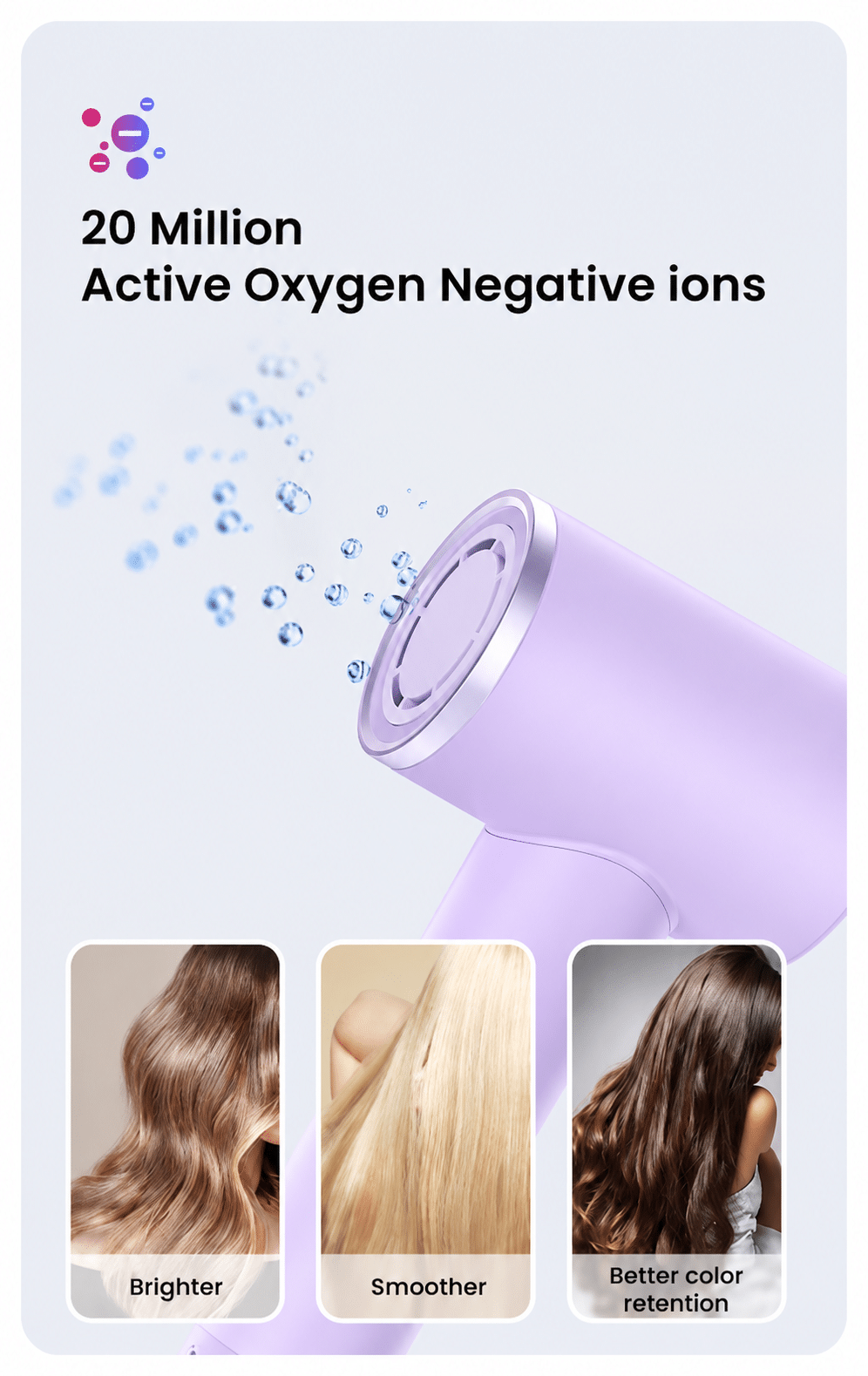 Máy Sấy Tóc ROIDMI MIRO Pro - 20 Triệu Ion Âm, Giảm Khô Xơ Rối, Siêu Nhẹ, Điều Khiển Nhiệt Thông 4 Máy Sấy Tóc ROIDMI MIRO Pro - 20 Triệu Ion Âm, Giảm Khô Xơ Rối, Siêu Nhẹ, Điều Khiển Nhiệt Thông