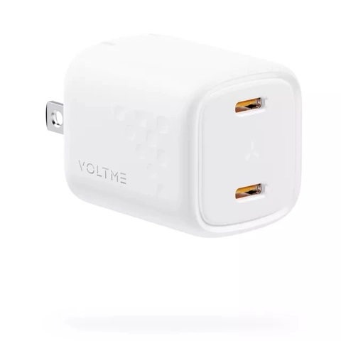 Củ Sạc Nhanh Voltme Revo Duo 30W GaN III | 2 Cổng Type-C Sạc Cùng Lúc 4 Củ Sạc Nhanh Voltme Revo Duo 30W GaN III | 2 Cổng Type-C Sạc Cùng Lúc