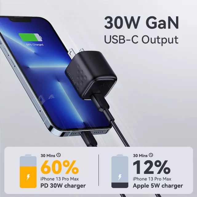 Củ Sạc Nhanh 30W VOLTME Revo 30 Mini, công nghên GaN III siêu nhỏ gọn 5 Củ Sạc Nhanh 30W VOLTME Revo 30 Mini, công nghên GaN III siêu nhỏ gọn