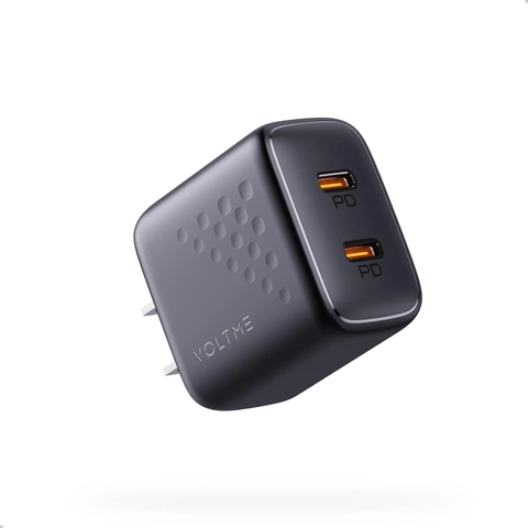 Củ Sạc Nhanh 35W Voltme Revo 35 Duo Lite | Sạc 2 Thiết Bị Cùng Lúc, 2 Cổng Type-C PD 3 Củ Sạc Nhanh 35W Voltme Revo 35 Duo Lite | Sạc 2 Thiết Bị Cùng Lúc, 2 Cổng Type-C PD