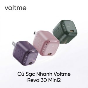 Củ Sạc Nhanh 30W Voltme Revo 30 Mini2, siêu nhỏ