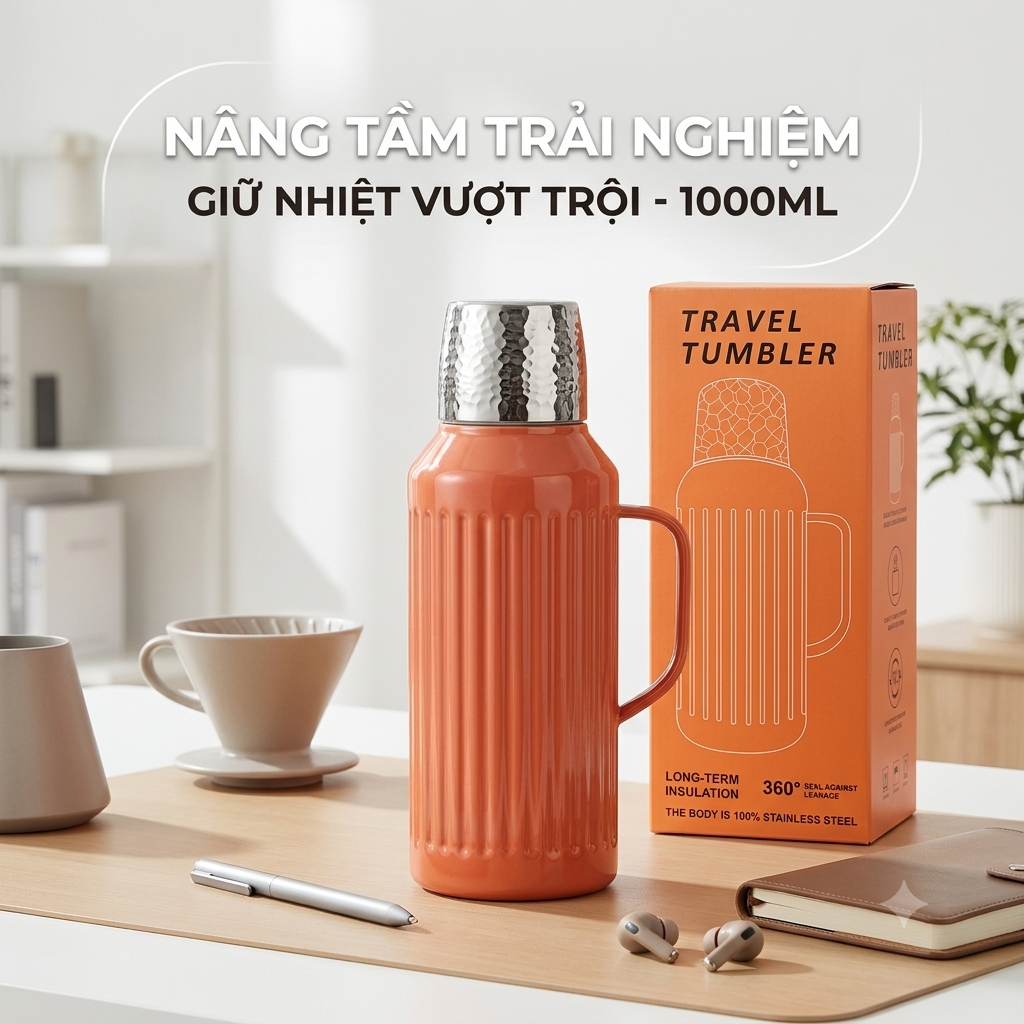 Phích Nước Giữ Nhiệt 1 Lít Có Màn Hình LED Cảm Ứng - Bình Ủ Trà, Cà Phê Inox 304 3 Phích Nước Giữ Nhiệt 1 Lít Có Màn Hình LED Cảm Ứng - Bình Ủ Trà, Cà Phê Inox 304