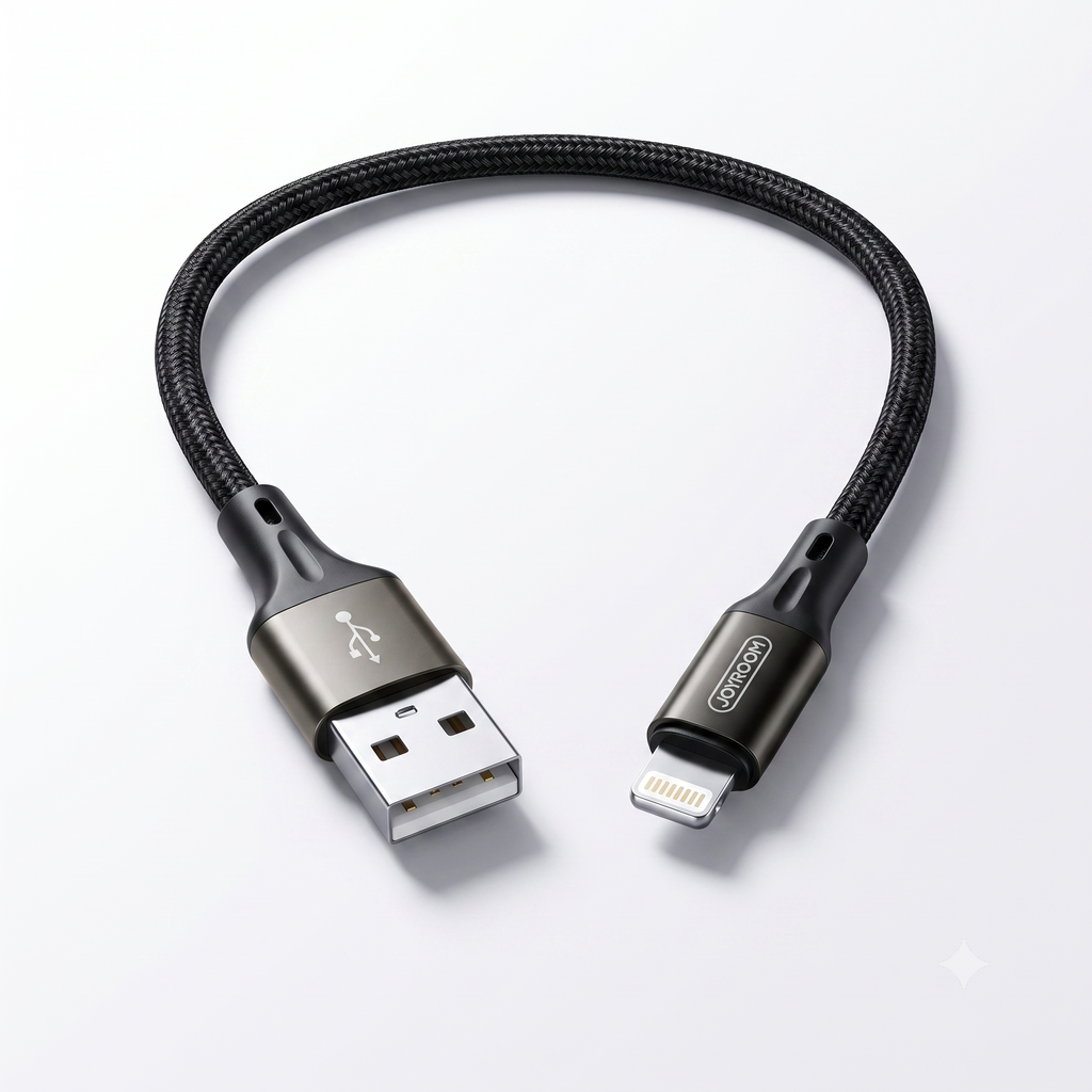 Dây cáp sạc iPhone ngắn 20cm chính hãng JOYROOM N1 SERIES (S-0230N1 - 0.2M) 4 Dây cáp sạc iPhone ngắn 20cm chính hãng JOYROOM N1 SERIES (S-0230N1 - 0.2M)