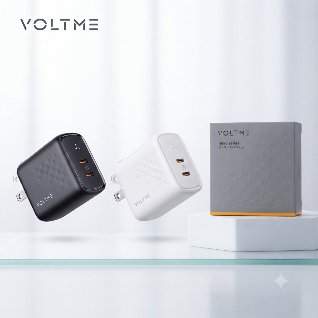 Củ sạc nhanh 35W VOLTME Revo 35 Duo (C+C) GaN – 2 Cổng USB-C | Sạc Nhanh PD 3.0 2 Củ sạc nhanh 35W VOLTME Revo 35 Duo (C+C) GaN – 2 Cổng USB-C | Sạc Nhanh PD 3.0