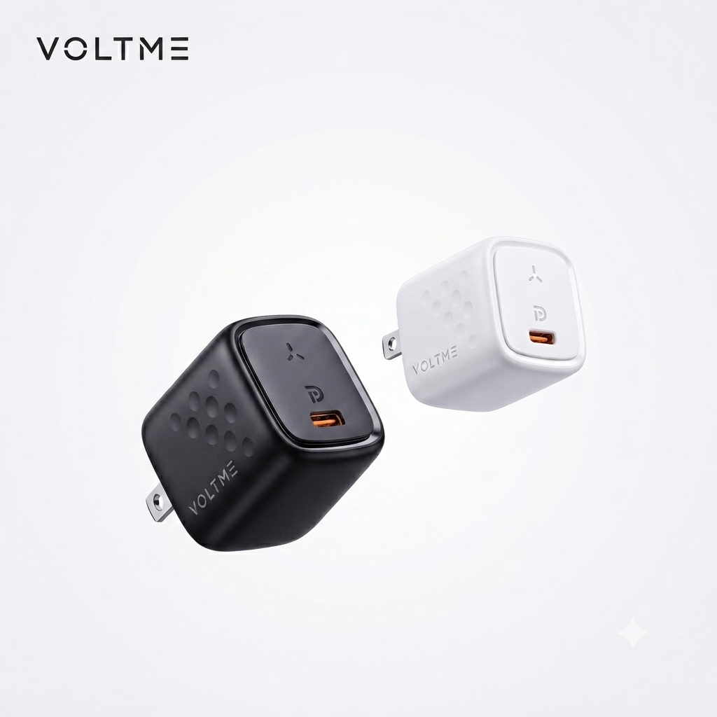 Củ sạc nhanh 30W VOLTME REVO 30, công nghệ GaN siêu nhỏ, chân dẹt 1 Củ sạc nhanh 30W VOLTME REVO 30, công nghệ GaN siêu nhỏ, chân dẹt