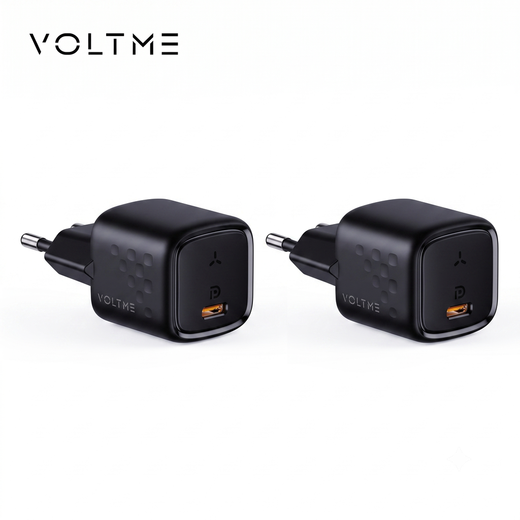 Combo 2 củ sạc nhanh 30W (chân tròn) VOLTME REVO 30 GAN CHARGER (30W) - V1186 2 Combo 2 củ sạc nhanh 30W (chân tròn) VOLTME REVO 30 GAN CHARGER (30W) - V1186