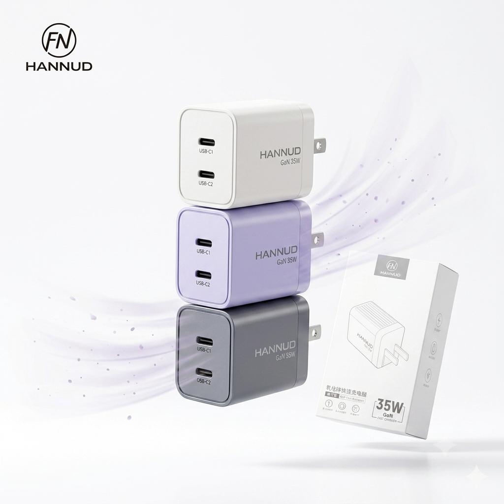 Củ sạc nhanh Hannuci GaN 35W (có PPS, PD ) Sạc nhanh cả iPhone & Samsung. - ko hộp 1 Củ sạc nhanh Hannuci GaN 35W (có PPS, PD ) Sạc nhanh cả iPhone & Samsung. - ko hộp
