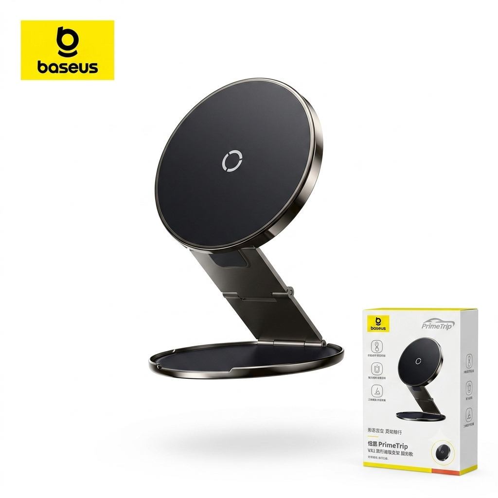 Giá Đỡ Điện Thoại Từ Tính Để Bàn Baseus PrimeTrip VX1 - Gập 3 Trục, Xoay 360° 2 Giá Đỡ Điện Thoại Từ Tính Để Bàn Baseus PrimeTrip VX1 - Gập 3 Trục, Xoay 360°