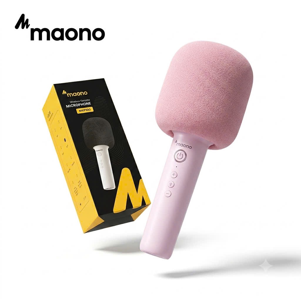 Micro Karaoke Bluetooth Maono MKP100 – 3 trong 1 - hàng Amazon UK 1 Micro Karaoke Bluetooth Maono MKP100 – 3 trong 1 - hàng Amazon UK