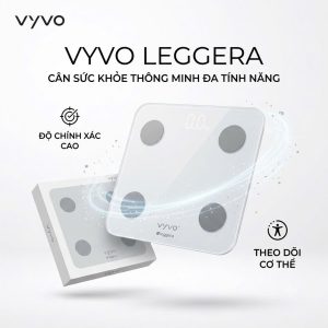 Cân sức khoẻ thông minh Vyvo Leggera ( Hàng Amazon Nhật ) - ko có App