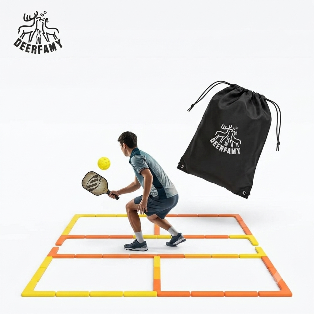 Bộ công cụ tạo sân Pickleball di động hãng DEERFAMY ( Amazon Mỹ ), kèm túi đựng 2 Bộ công cụ tạo sân Pickleball di động hãng DEERFAMY ( Amazon Mỹ ), kèm túi đựng