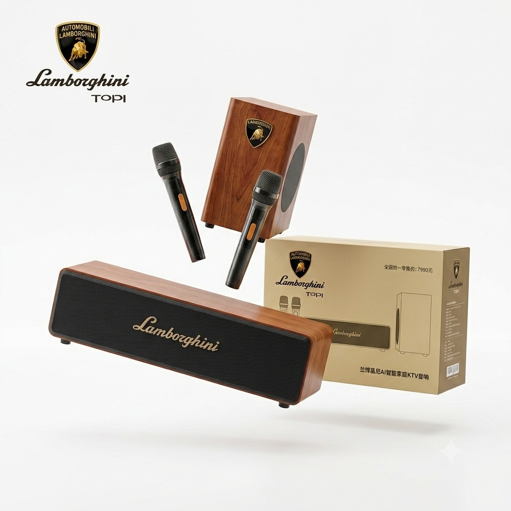 Loa Karaoke AI Lamborghini Topi M9 - kèm 2 mic, công suất 60W, chạy Android 1 Loa Karaoke AI Lamborghini Topi M9 - kèm 2 mic, công suất 60W, chạy Android