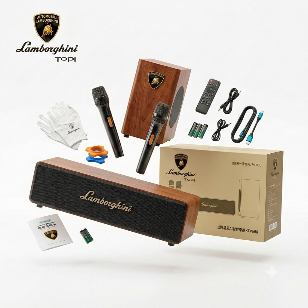 Loa Karaoke AI Lamborghini Topi M9 - kèm 2 mic, công suất 60W, chạy Android 2 Loa Karaoke AI Lamborghini Topi M9 - kèm 2 mic, công suất 60W, chạy Android