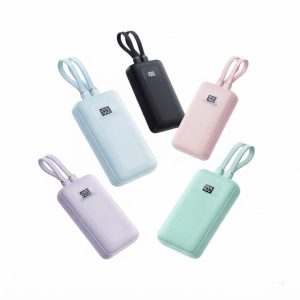 Pin dự phòng 10.000mAh hợp 2 cáp 1L 1C sạc nhanh 30w tích - ko hộp, chưa in logo ( nhà máy Anker )
