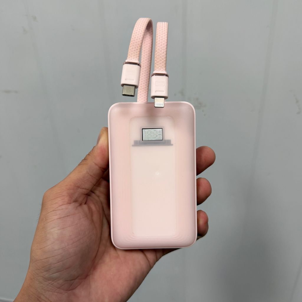 Pin dự phòng 10.000mAh hợp 2 cáp 1L 1C sạc nhanh 30w tích - ko hộp, chưa in logo ( nhà máy Anker ) 7 Pin dự phòng 10.000mAh hợp 2 cáp 1L 1C sạc nhanh 30w tích - ko hộp, chưa in logo ( nhà máy Anker )