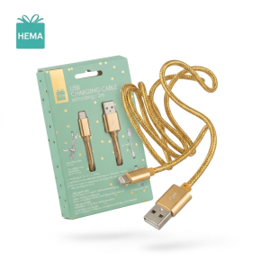 Cáp sạc iPhone hãng HEMA dài 2M